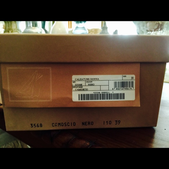 Miu Miu Nero Black Suede Wedges - Picture 3 of 4